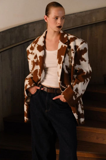 Blazer estampado animal LUMINA