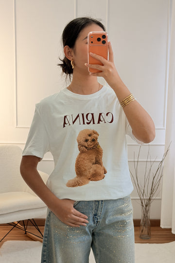 T-shirt Cão CARINA LUMINA