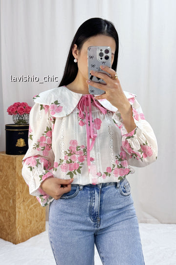 Blusa flores MOCHY 7621