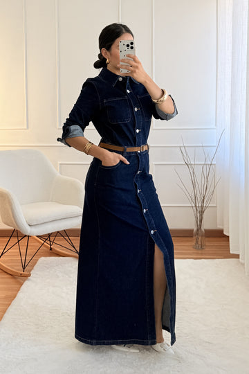 Vestido em ganga QUEEN HEARTS