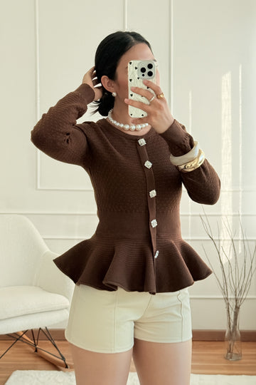 Camisola botões decorativos MOCHY