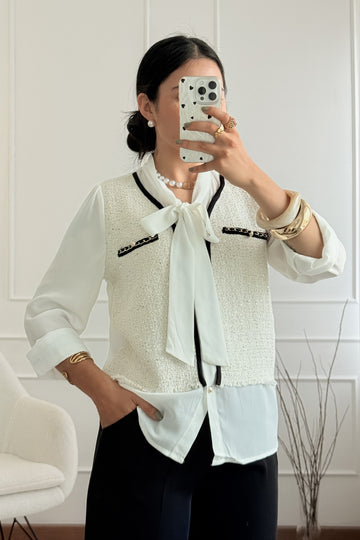 Blusa estilo Chanel