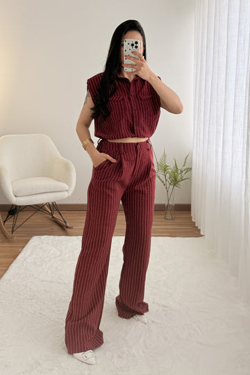 Conjunto colete+calça prático