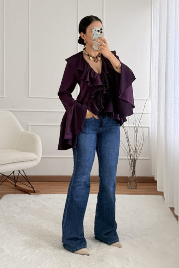 Calça cintura baixa QUEEN HEARTS