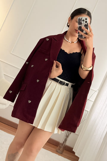 Blazer coração Mochy (comprido)