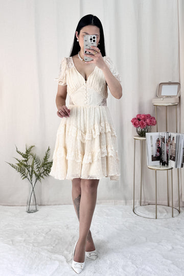 Vestido volumosa