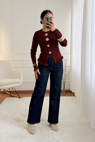 Calça perna reta QUEEN HEARTS