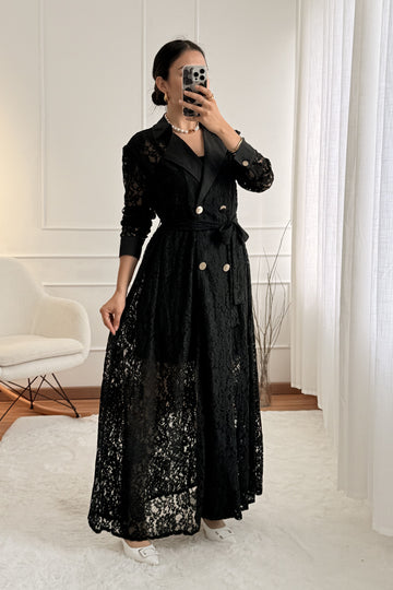 Vestido com forro destacável
