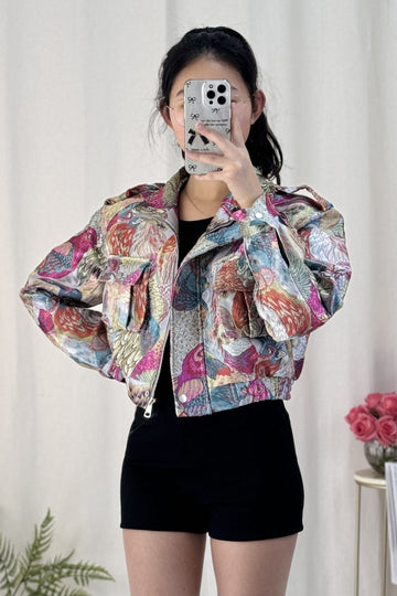 Bomber "PISTACHIO" BORDADO MULTICOR