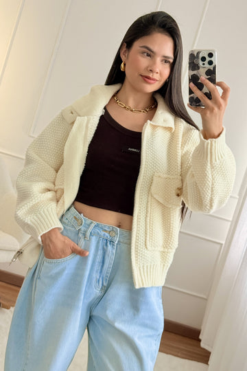 Knitted coat