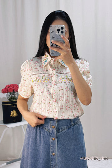 Camisa Flores Mochy