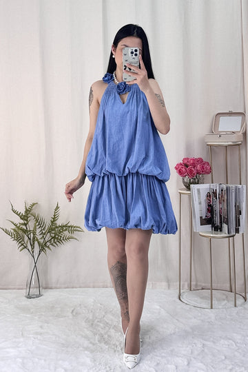 Vestido vaquero globo AZAKA