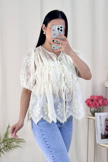 Blusa renda