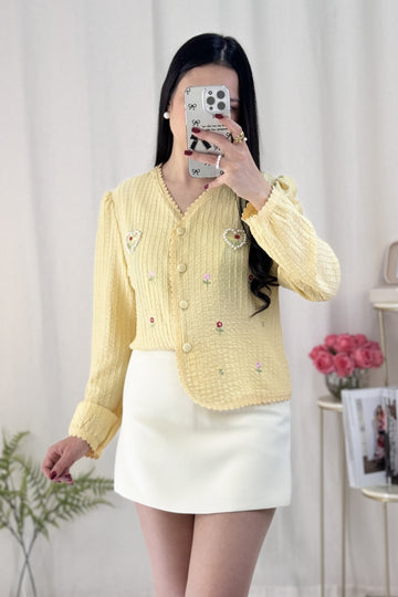 Blusa estilo doce e campestre MOCHY