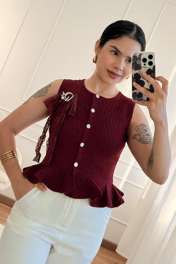 Top malha Dior MOCHY