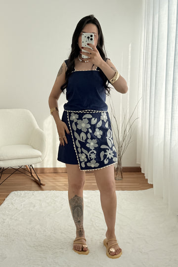 Conjunto top+calção