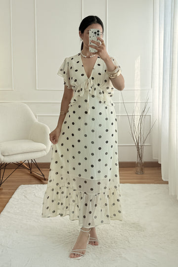 Vestido estampado bolas DROLE DE COPINE