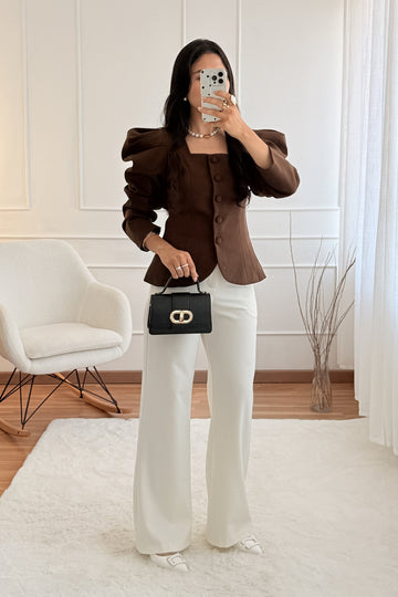 Blusa mangas bufantes MOCHY