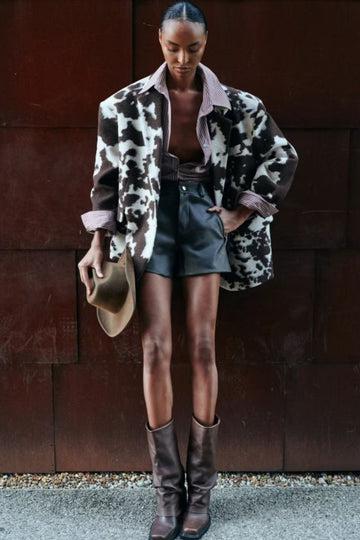 Blazer estampado animal LUMINA
