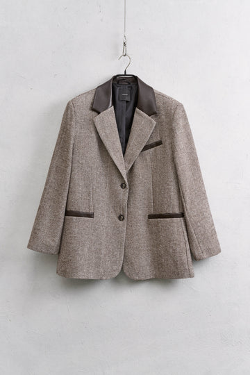 Blazer gola de revers LUMINA l9397