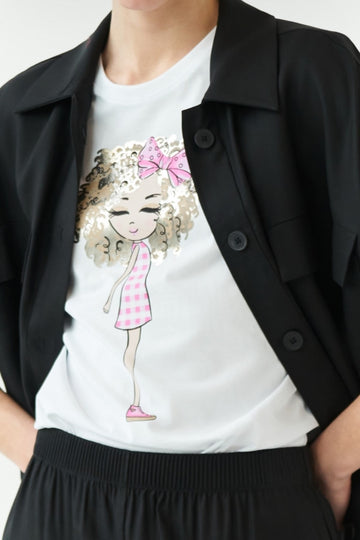 T-shirt menina LUMINA