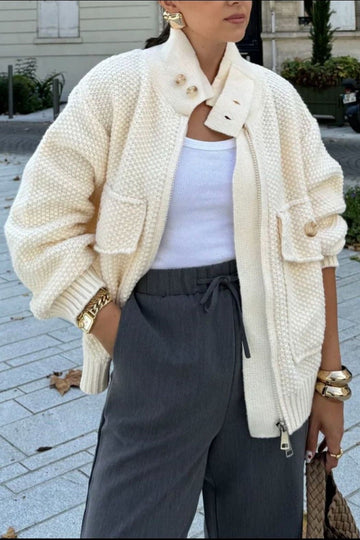 Knitted coat