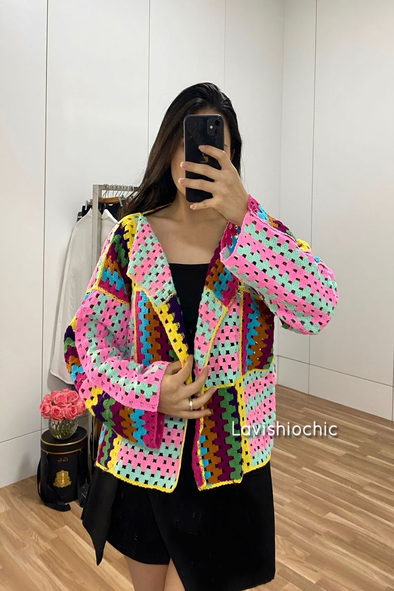 Multicolor coat