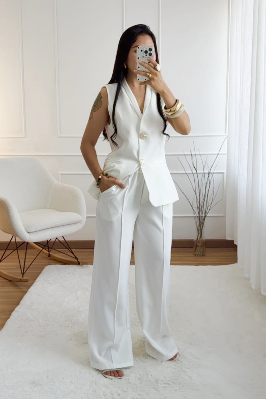Conjunto colete+calça
