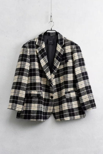 Casaco padrão tartan LUMINA