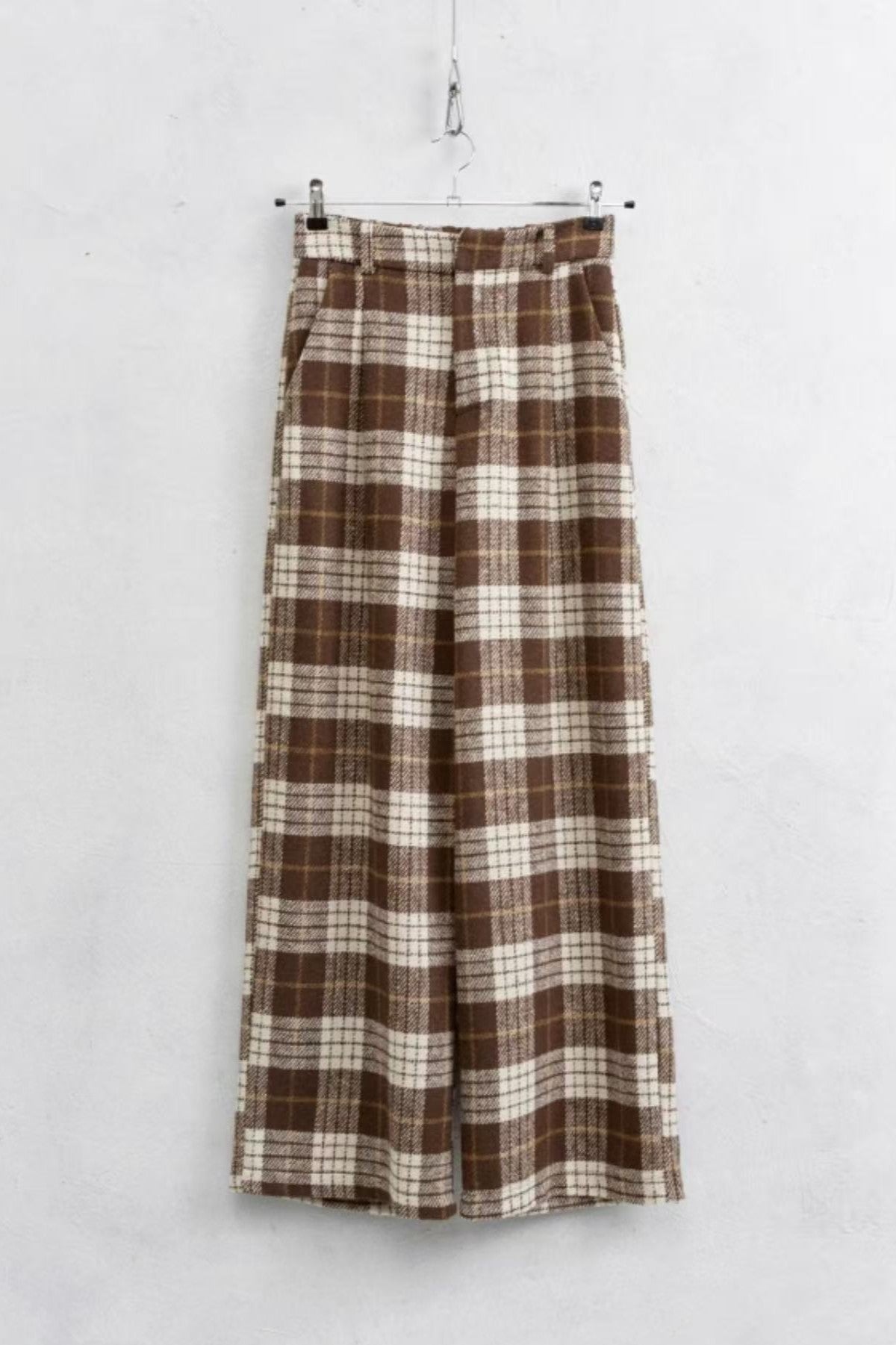 Calça padrão tartan LUMINA