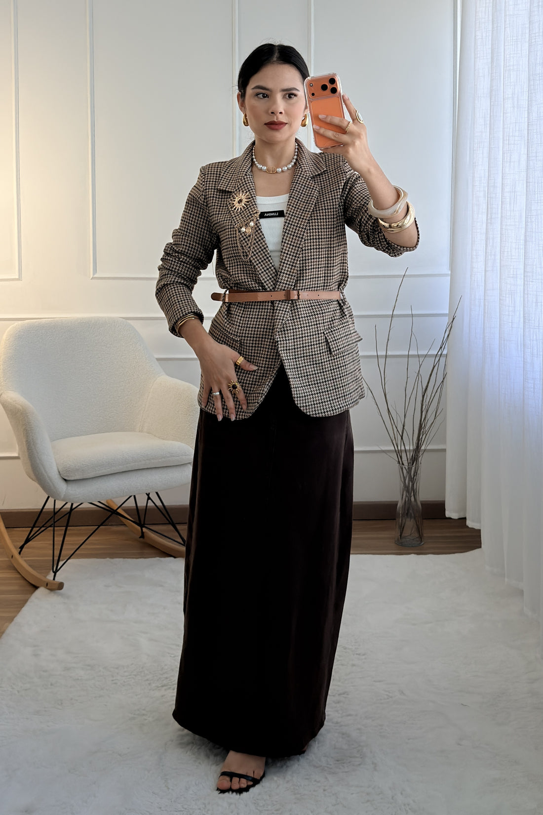 Blazer com cinto incluído