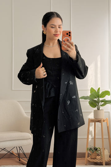 Blazer Estruturado com Lantejoulas LUMINA
