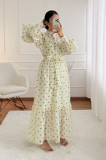 Vestido estampa de bolinhas MOCHY