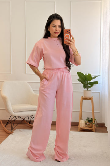Conjunto com Ombreiras e Detalhe na Barra MOCHY