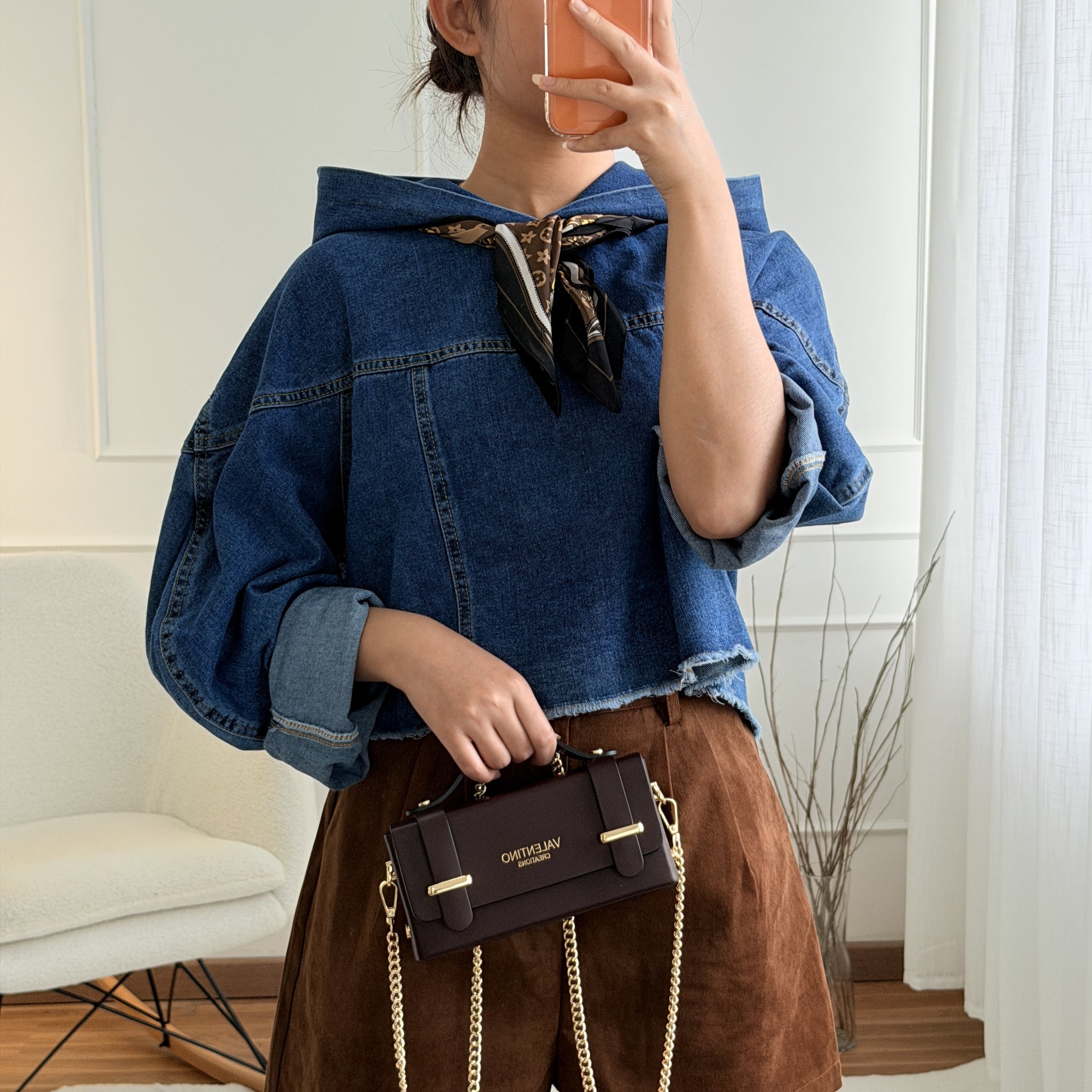 Sweat em Ganga com Capuz