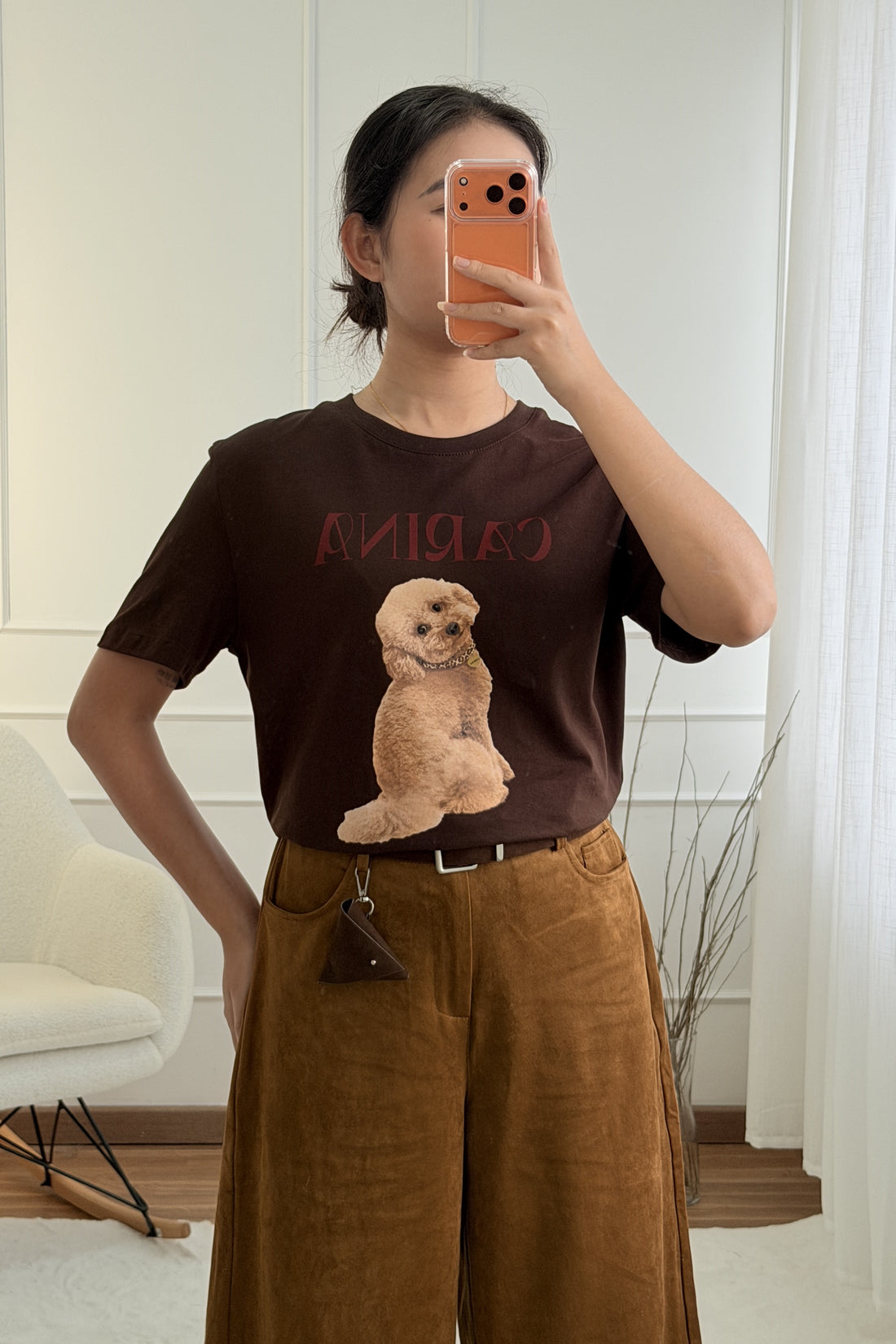 T-shirt Cão CARINA LUMINA