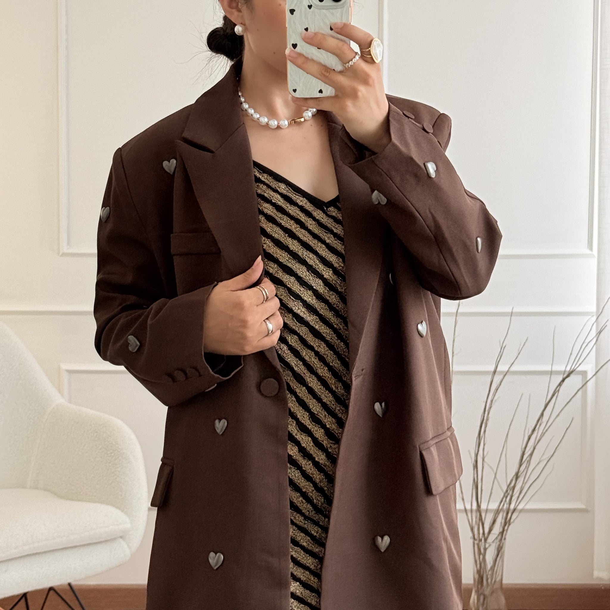 Blazer coração Mochy (comprido)