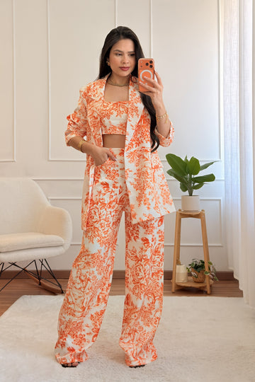 Conjunto estampado 3 peças