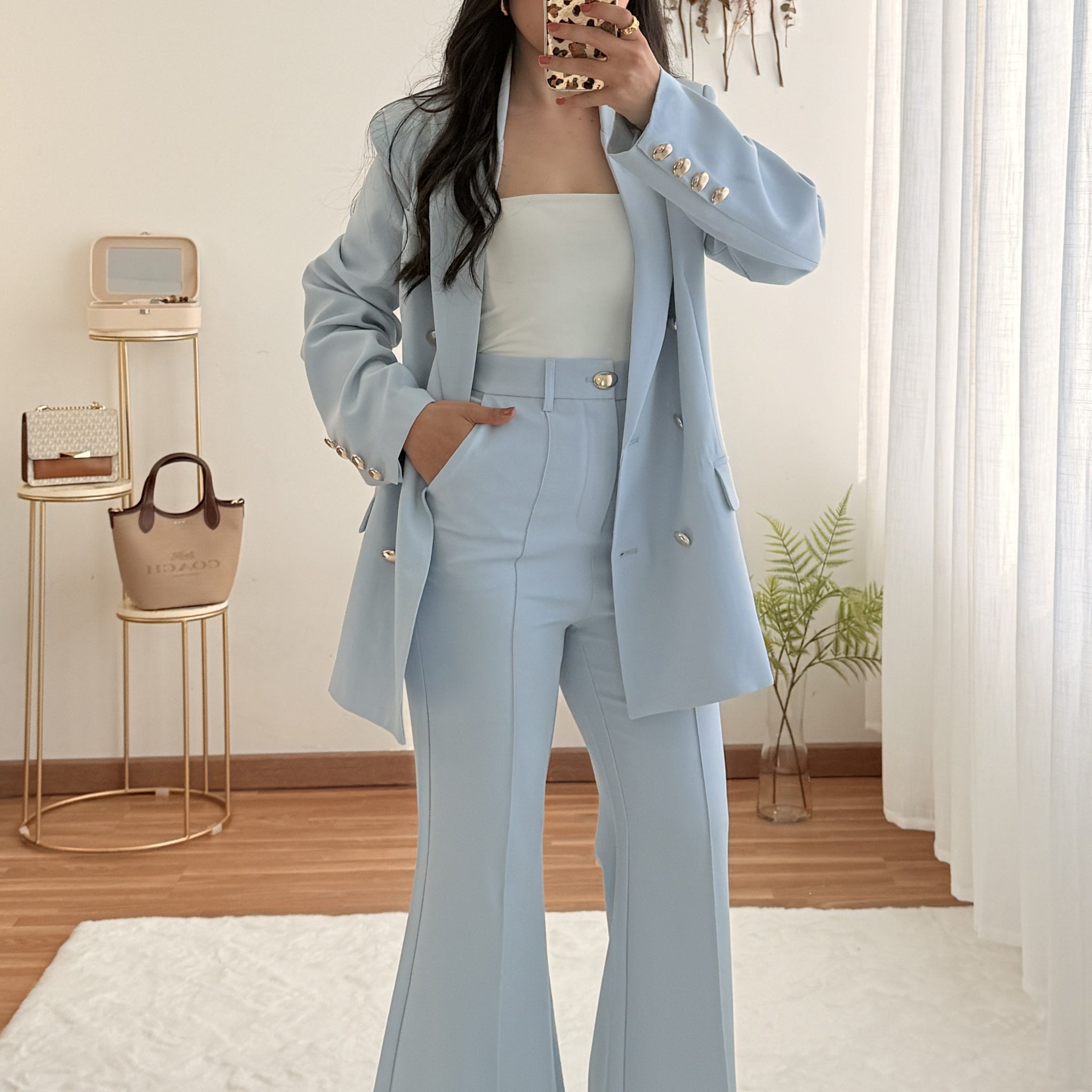 Conjunto blazer + calça MOCHY