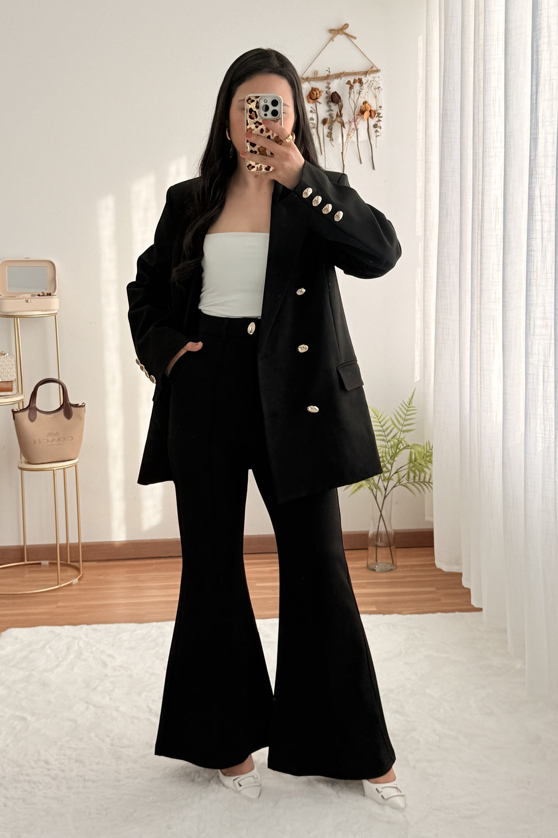 Conjunto blazer + calça MOCHY