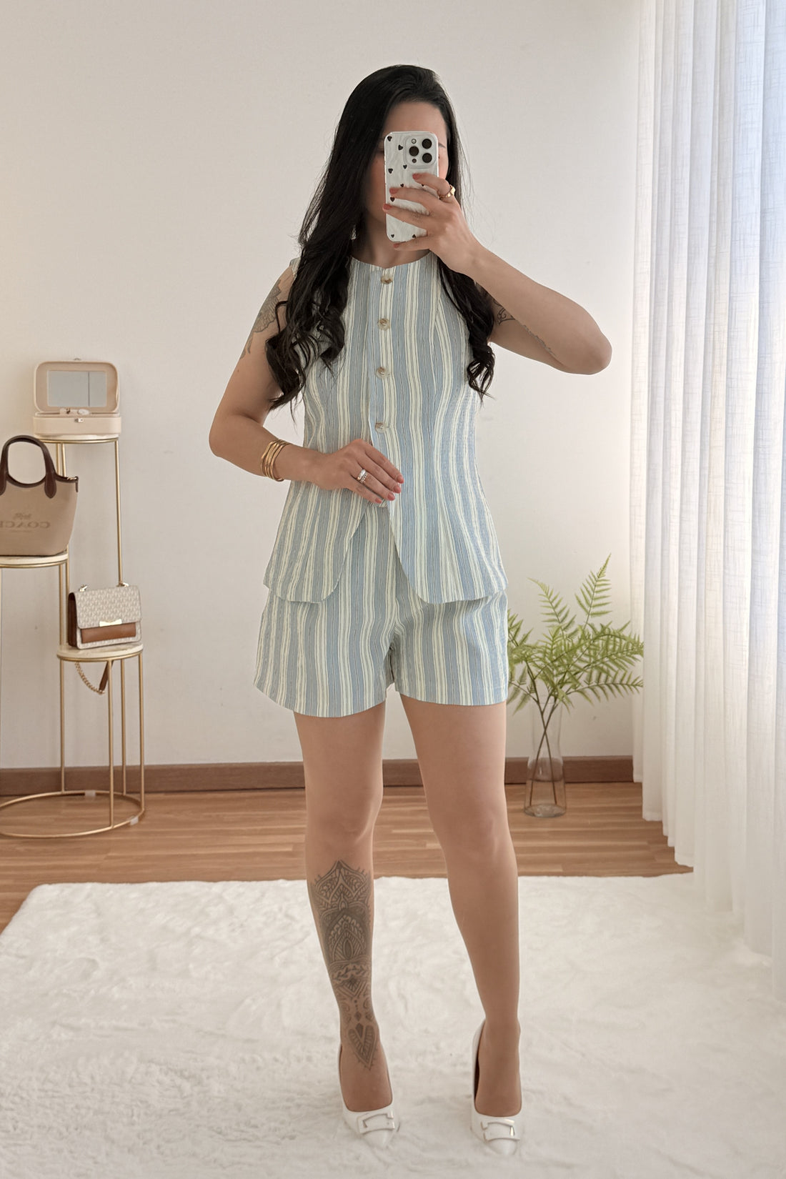 Conjunto Listras verticais IVIVI