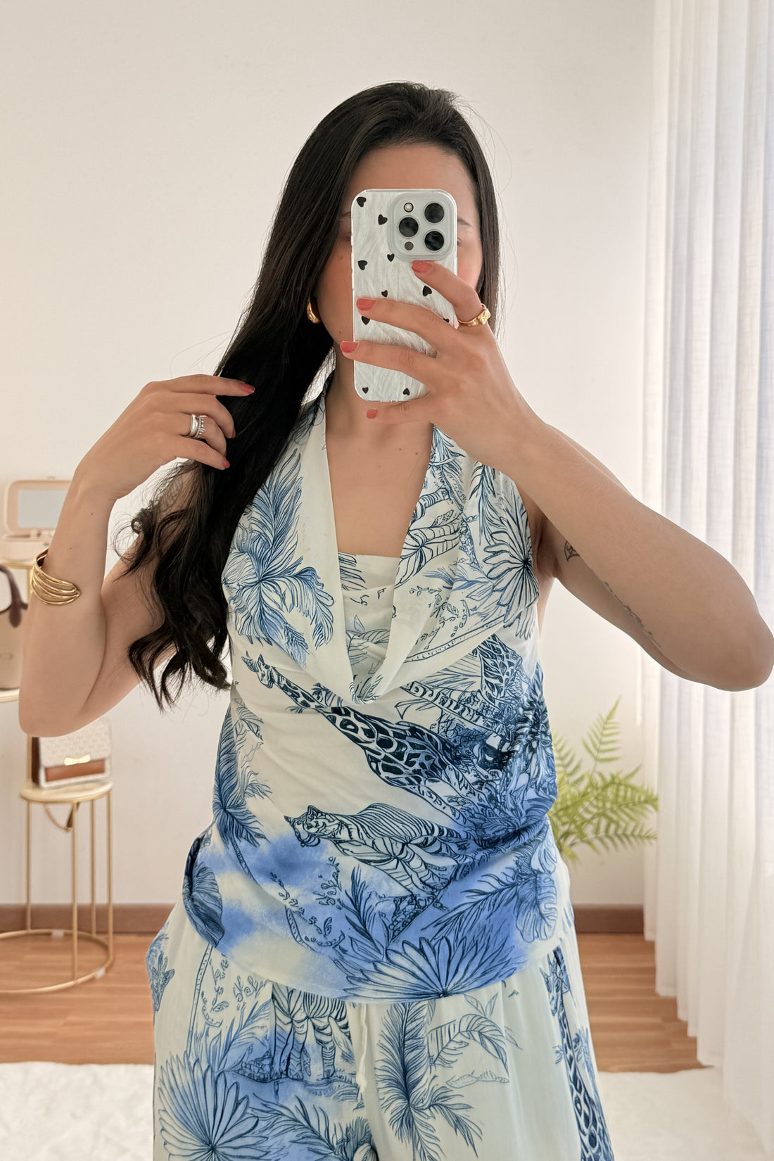 Top costas abertas LUMINA