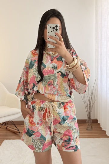 Conjunto estampado