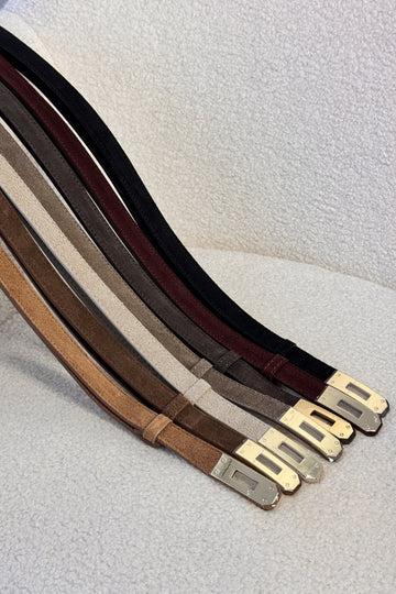 Cinto inspirado na Hermès camurça