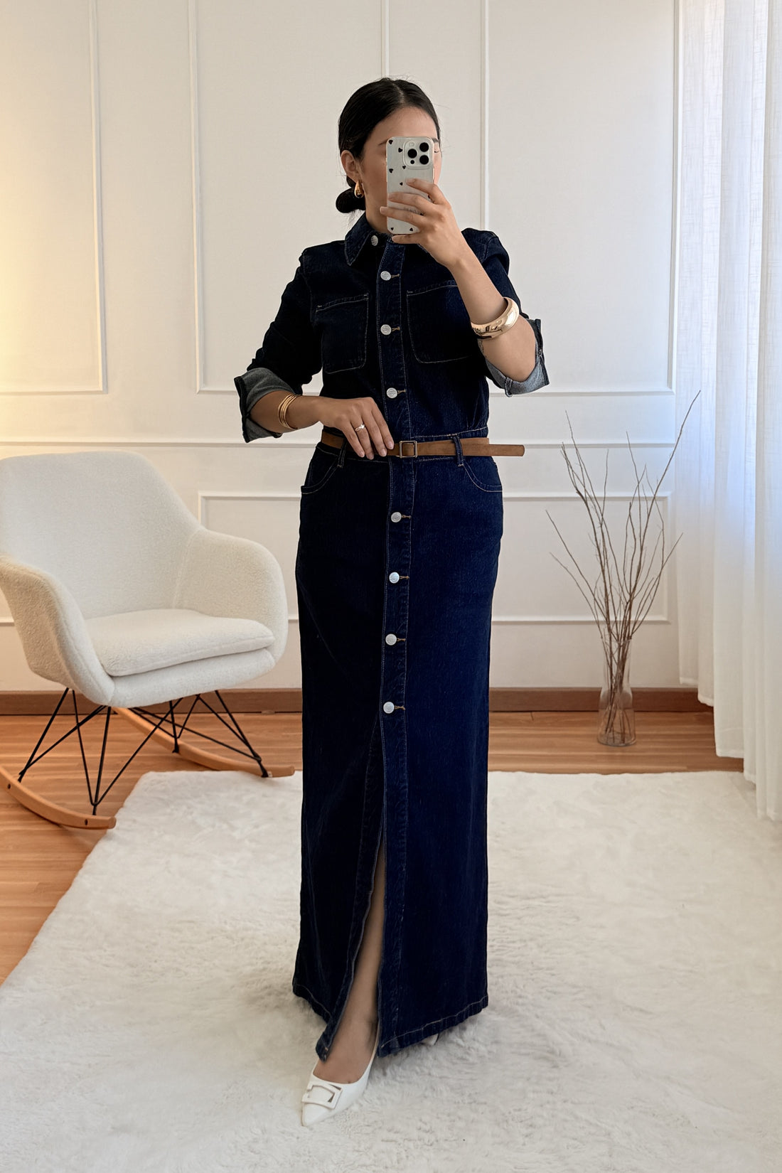Vestido em ganga QUEEN HEARTS