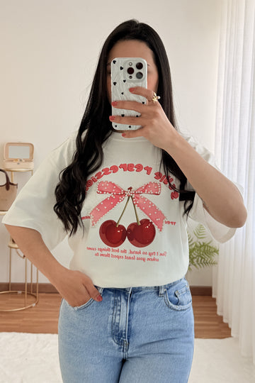 T-shirt cereja AZAKA