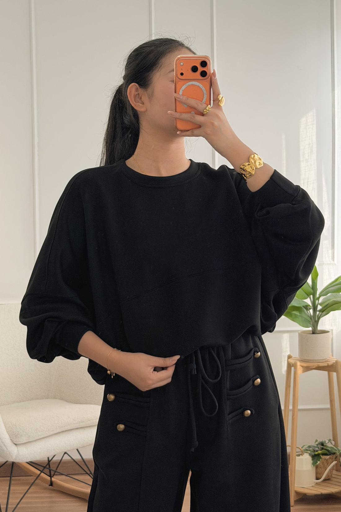 Sweat de corte oversized LUMINA