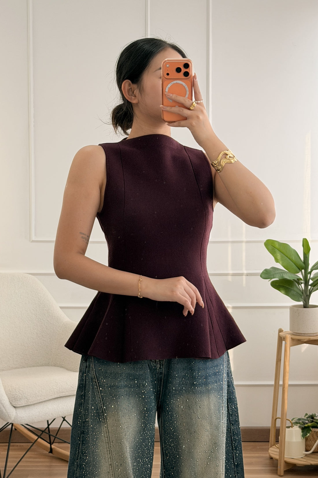Top de malha gola alta - lavishiochicTOPlavishiochic