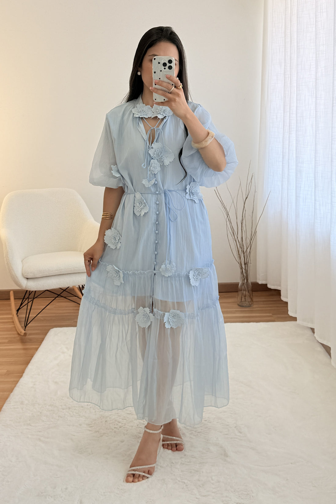 Vestido Flores FLAMMODE