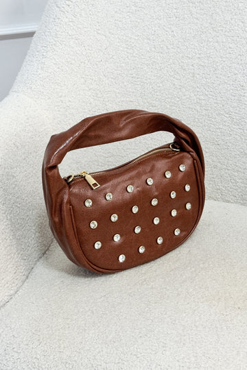 Mini Mala de Mão com Strass